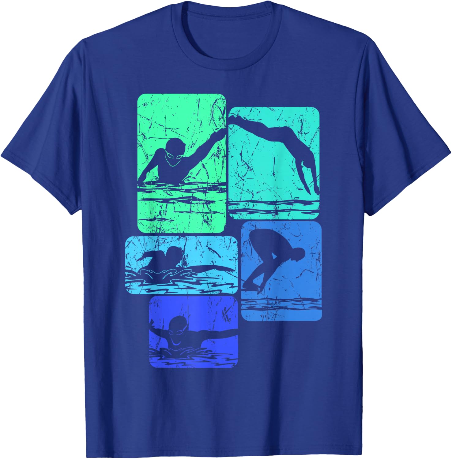 Swimming Swimmers T-Shirt - T-Shirt | Royal