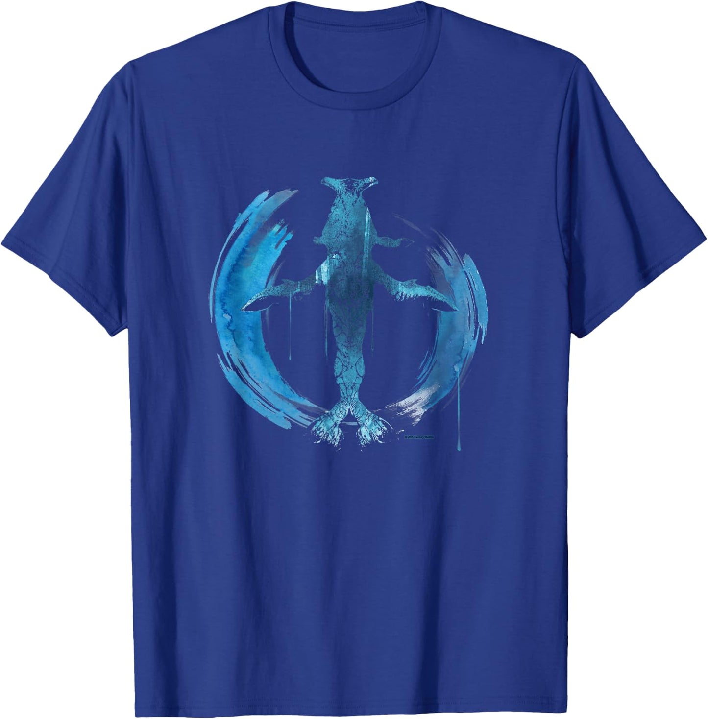 Avatar: The Way of Water Tulkun Tribal Art Circle T-Shirt - T-Shirt | Royal