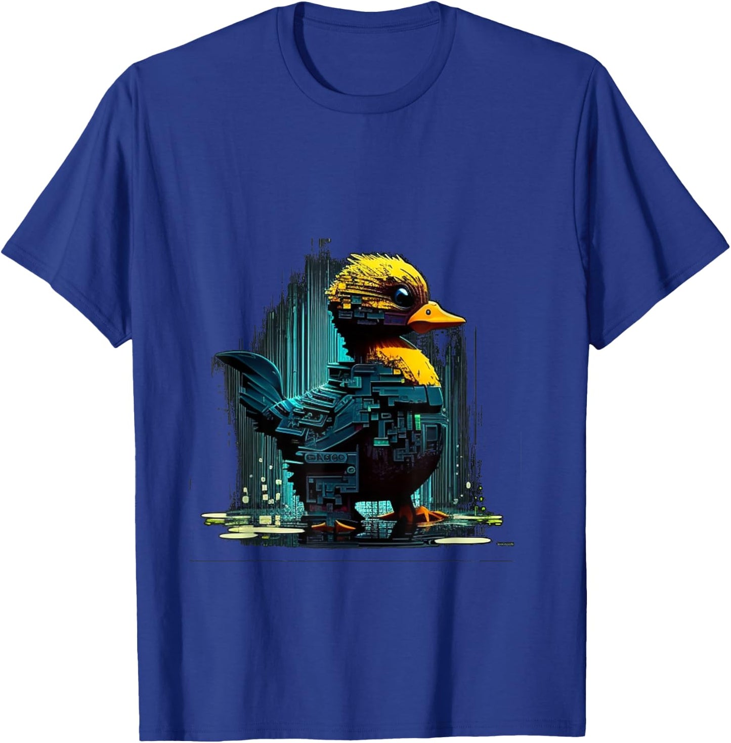 Cool cyber Duck T-Shirt - T-Shirt | Royal