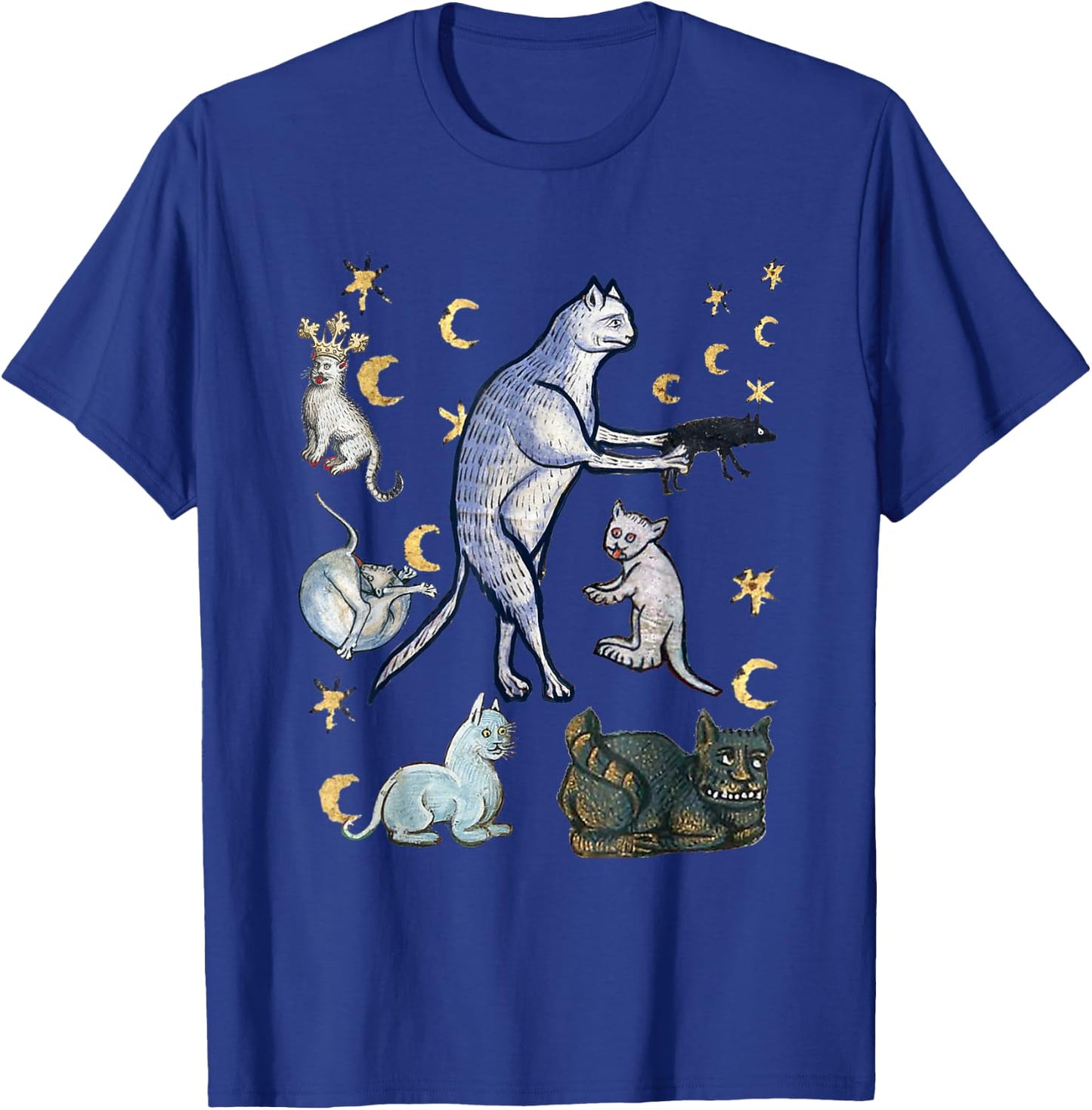 Ugly Medieval Cats T-Shirt - T-Shirt | Royal