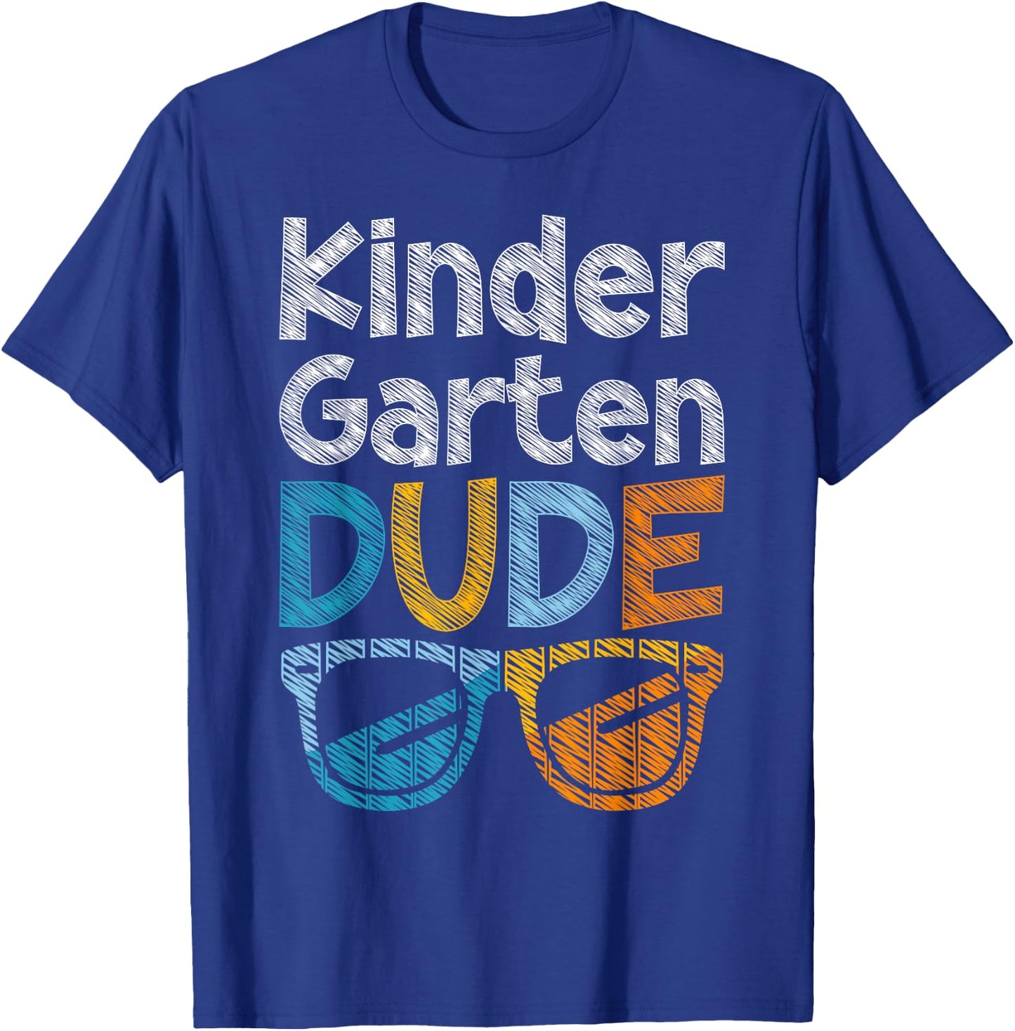 Kindergarten Dude Back To School kindergarten students T-Shirt - T-Shirt | Royal