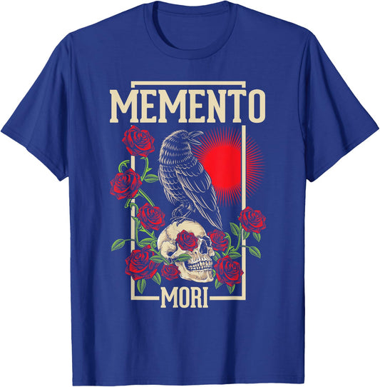 Memento Mori Stoicism Philosophy Stoic Philosopher Quote T-Shirt - T-Shirt | Royal