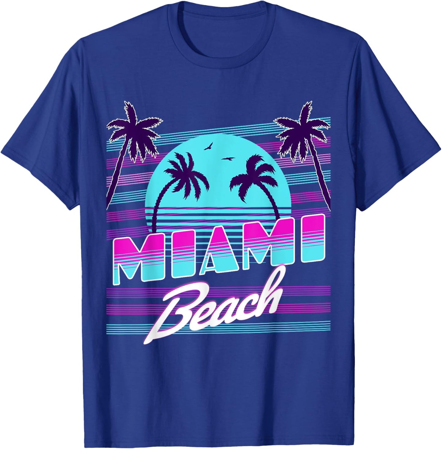 Miami Florida T-Shirt - T-Shirt | Royal