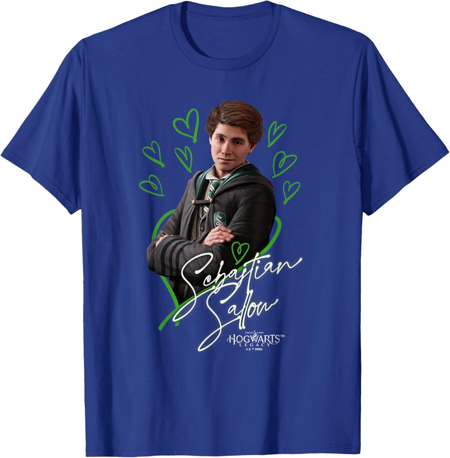 Harry Potter Hogwarts Legacy Sebastian Sallow Signature T-Shirt - T-Shirt | Royal