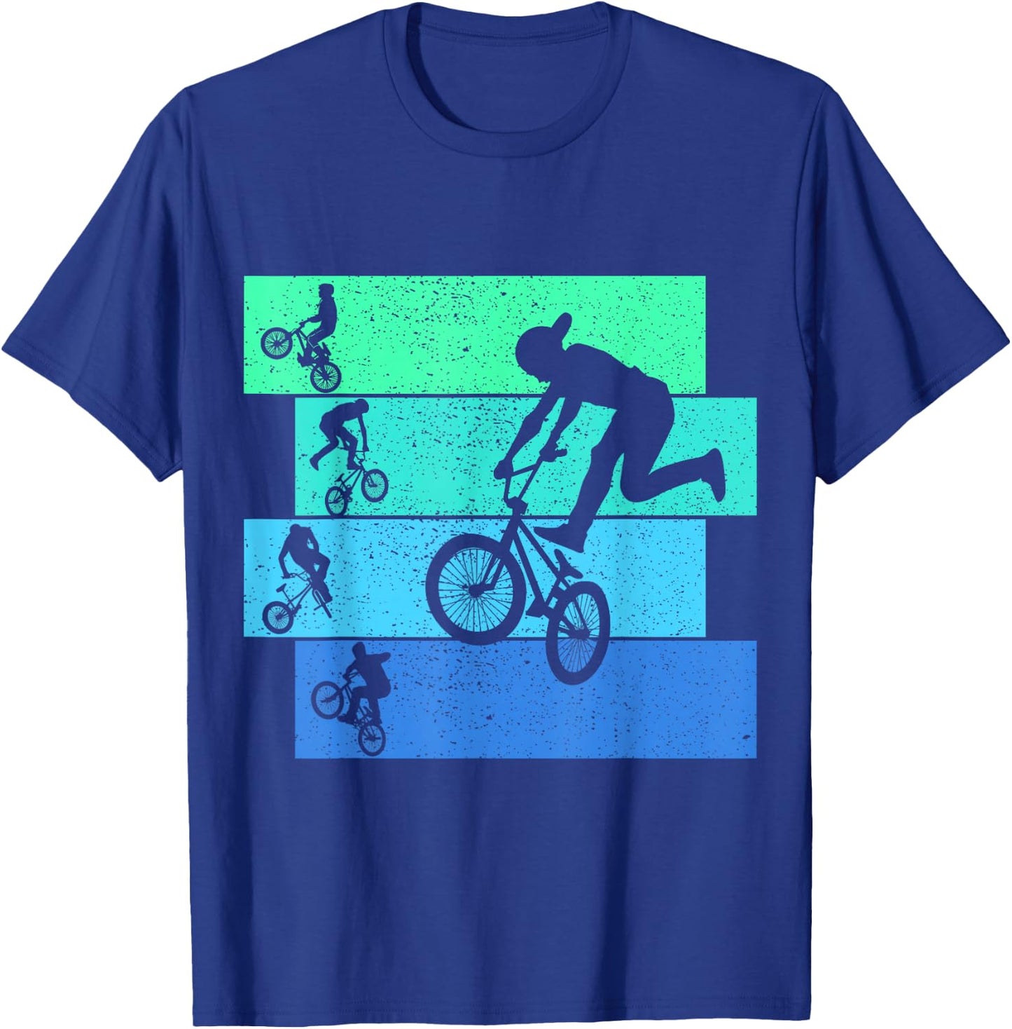 BMX Bike Bicycle Stunt Boys Kids T-Shirt - T-Shirt | Royal