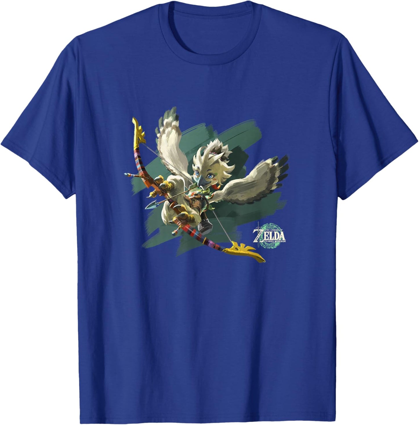 The Legend of Zelda Tears of The Kingdom Tulin Brush Art T-Shirt - T-Shirt | Royal