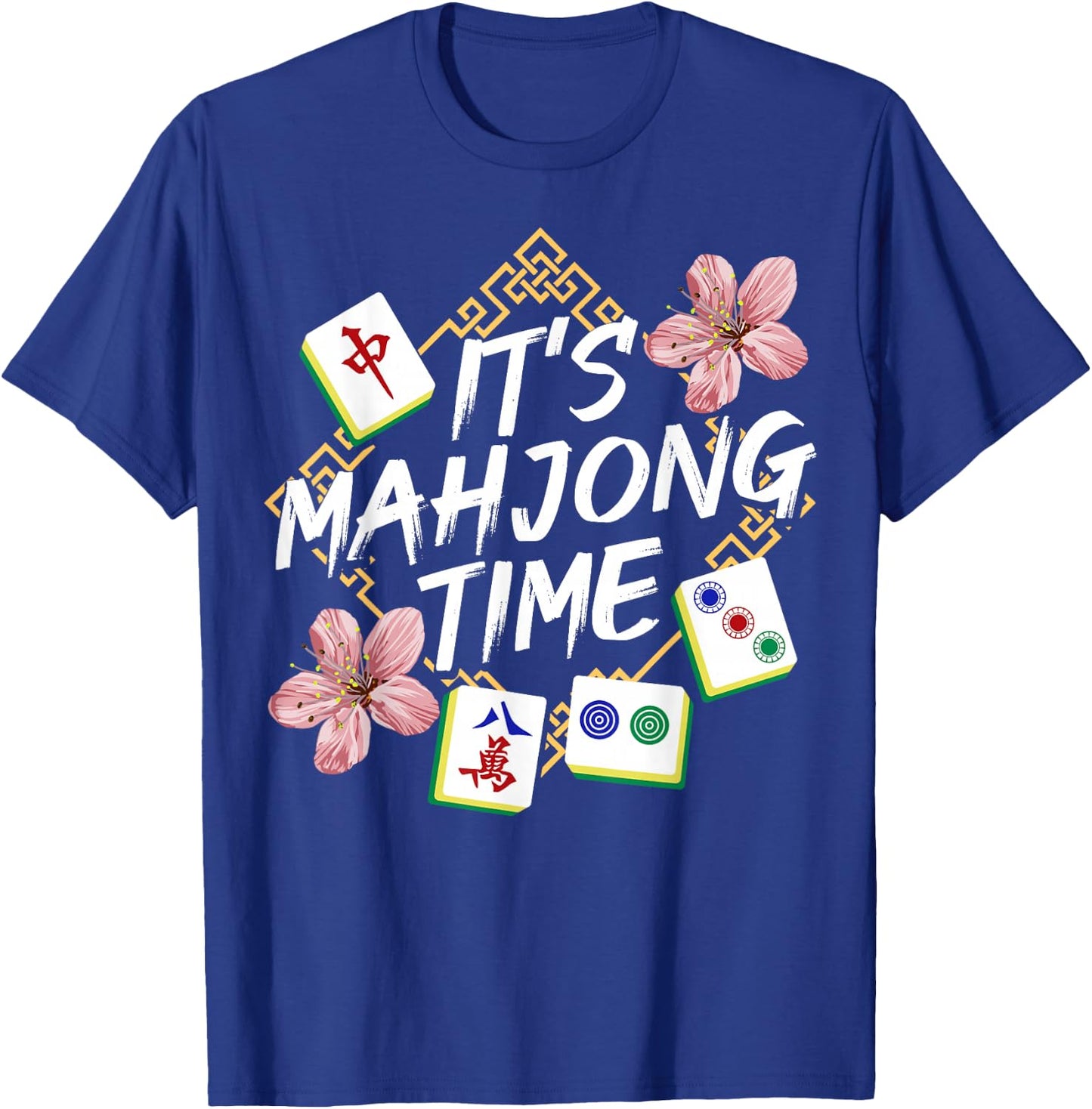 Mahjong Chinese Mahjong Player T-Shirt - T-Shirt | Royal