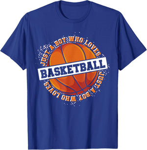 Basketball Fan Basketball Player Boys Sport Basketball T-Shirt - T-Shirt | Royal