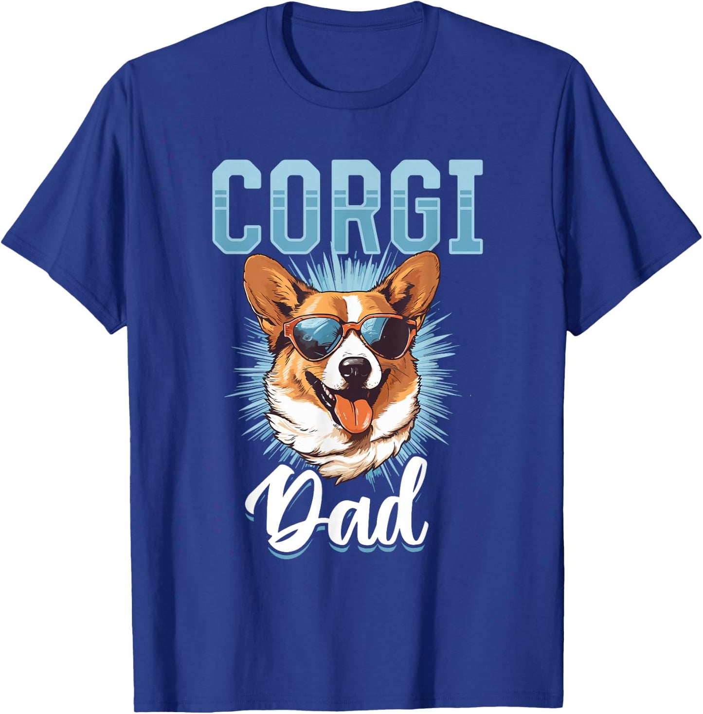 Pembroke Welsh Corgi - Corgi Dad T-Shirt - T-Shirt | Royal