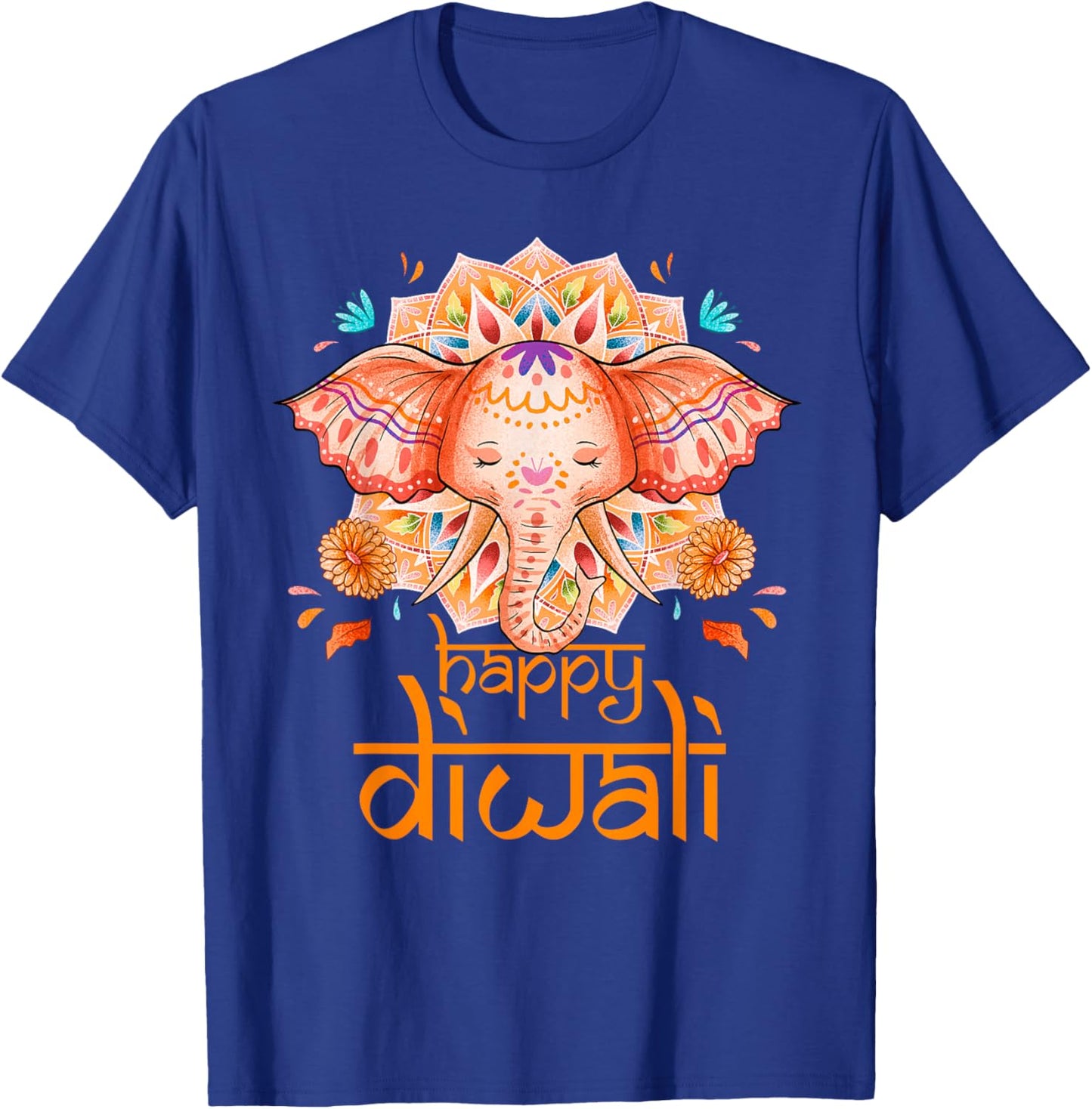 Happy Diwali Festival of Light Hindu Indian | & T-Shirt - T-Shirt | Royal