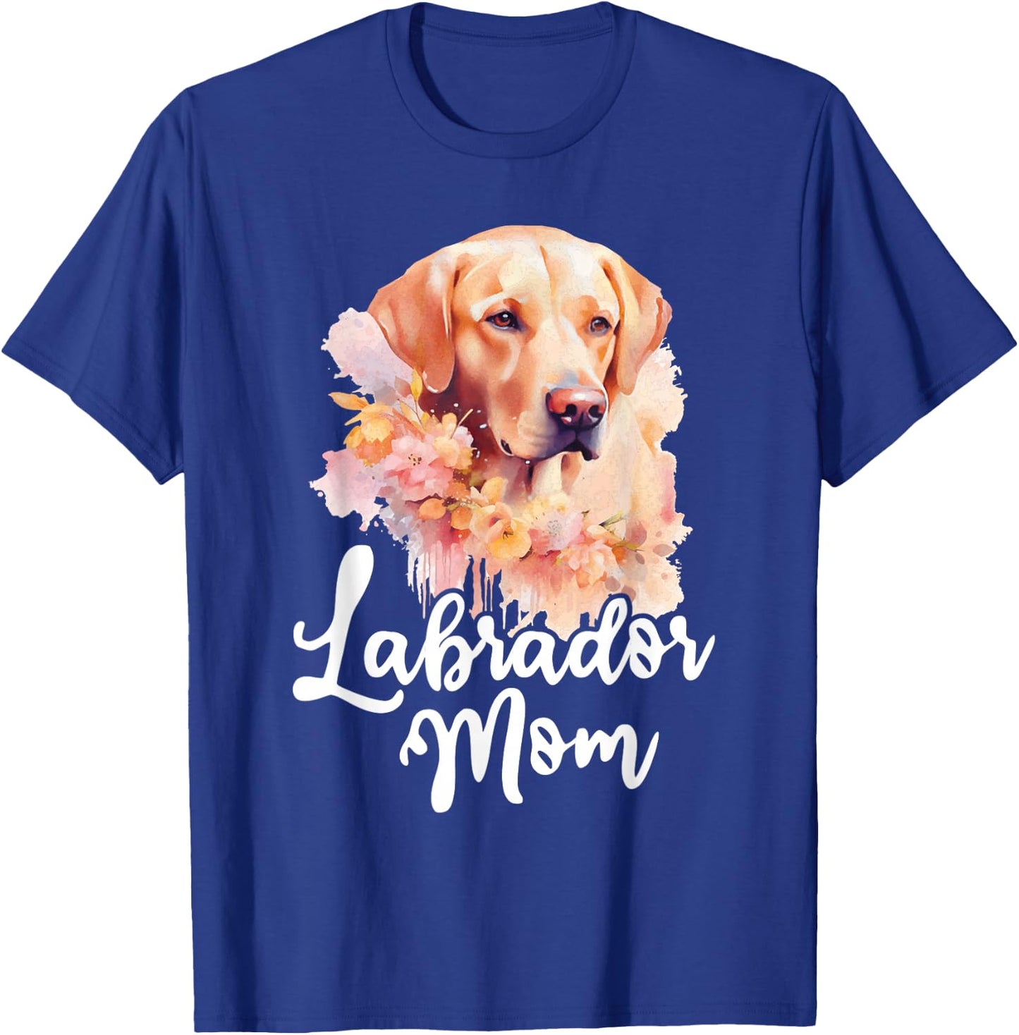 Labrador Mom - Retro Dog Owner Pet Canine Lover T-Shirt - T-Shirt | Royal