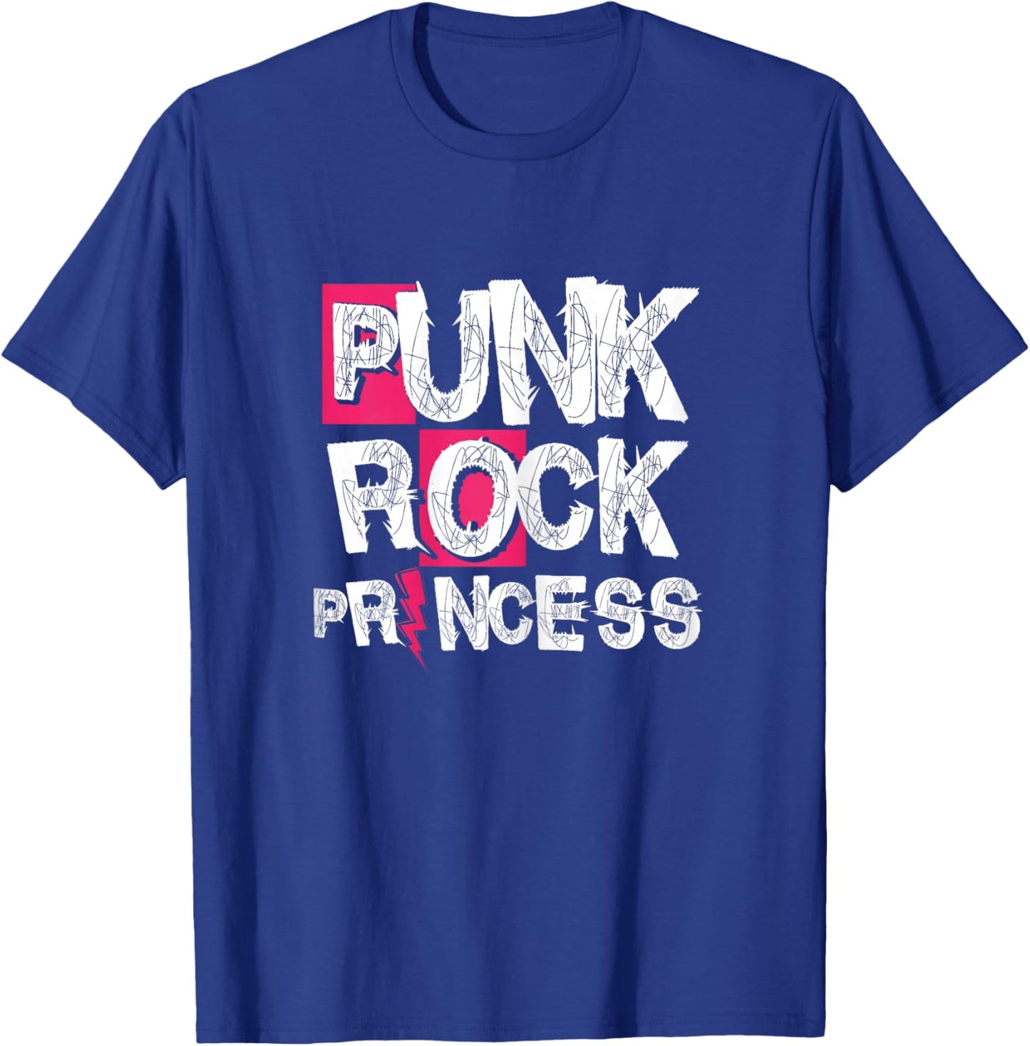 Punk Rock Princess | Punk Rock Music | Rocker Punker Women T-Shirt - T-Shirt | Royal