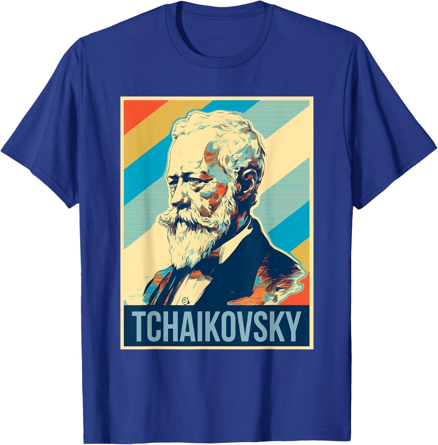 Tchaikovsky Poster Musician Composer T-Shirt - T-Shirt | Royal
