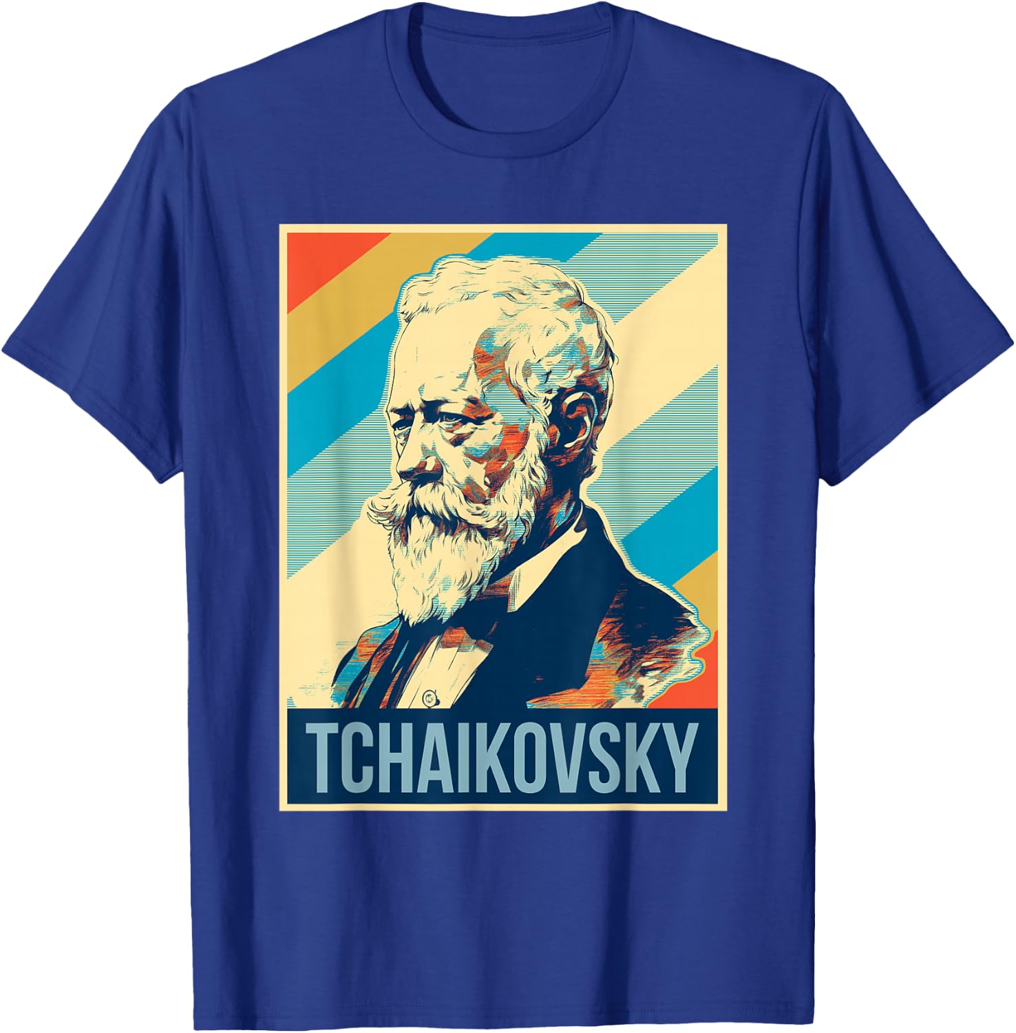 Tchaikovsky Poster Musician Composer T-Shirt - T-Shirt | Royal