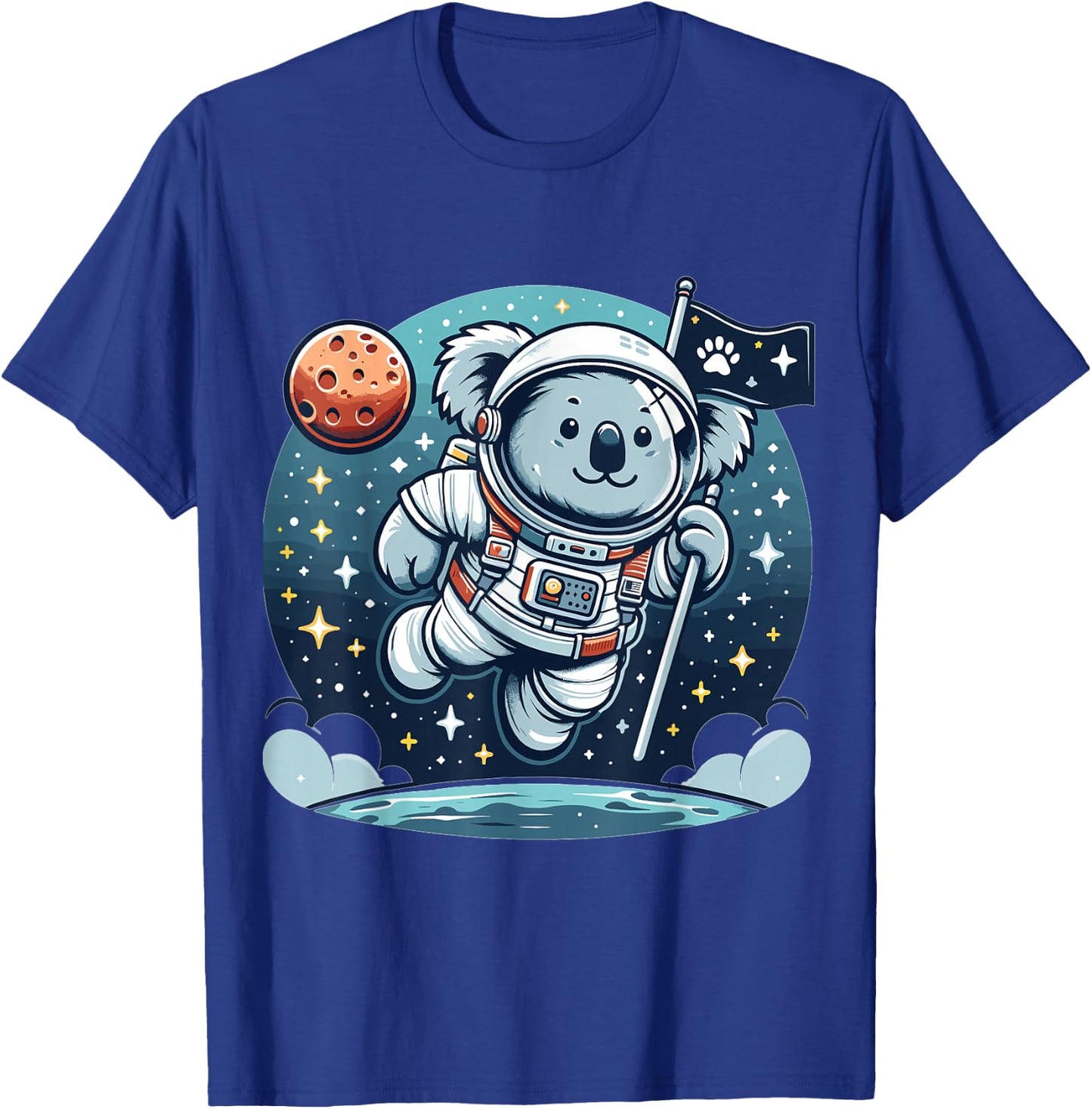 Astronaut Koala Bear for Koala Bear lovers and Koala Bear T-Shirt - T-Shirt | Royal