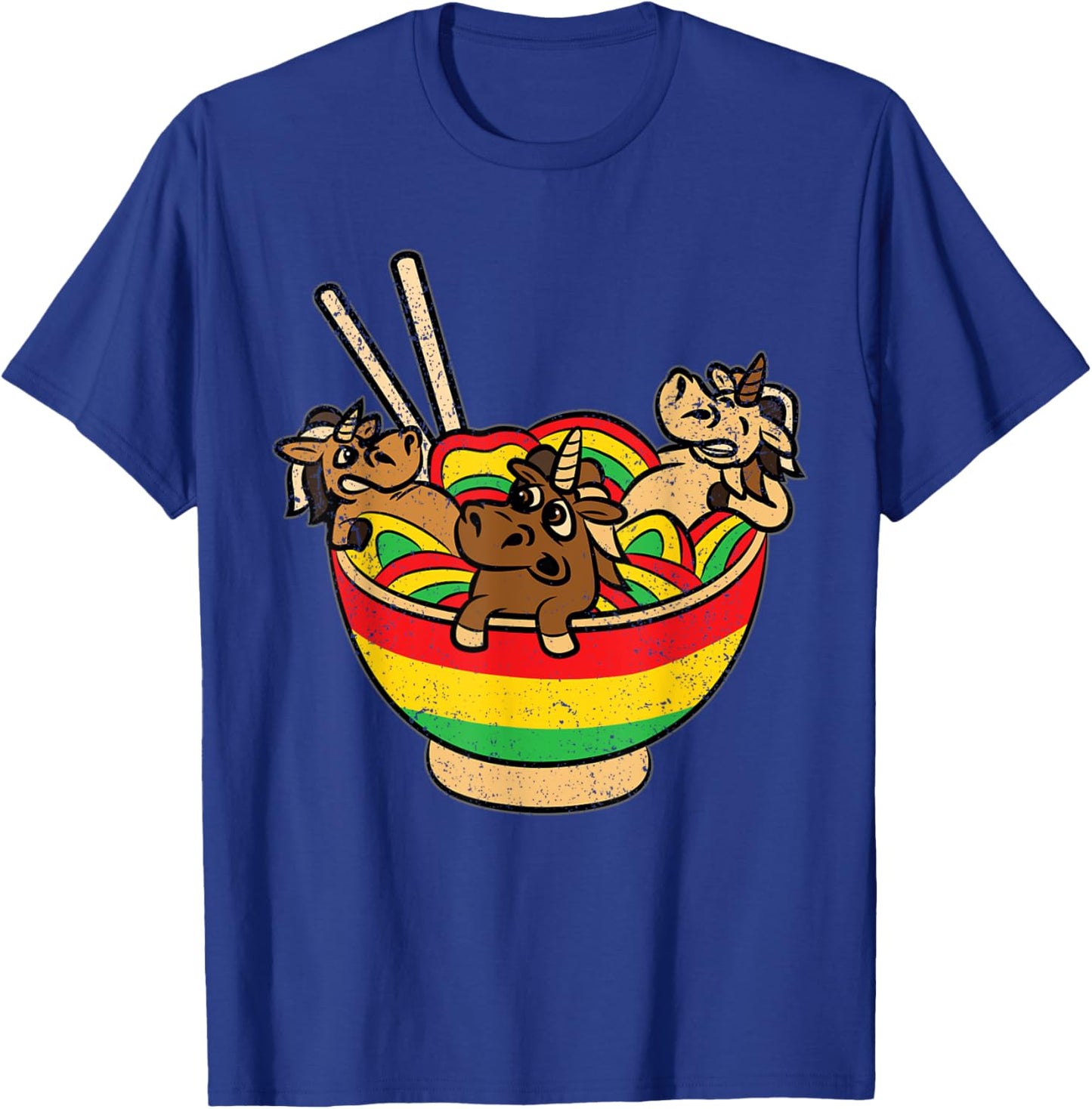Ramen Lover Juneteenth Unicorn Black History African T-Shirt - T-Shirt | Royal