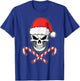 Candy Cane Crew Skull Christmas 2024 Funny Men Boys Girls T-Shirt - T-Shirt | Royal