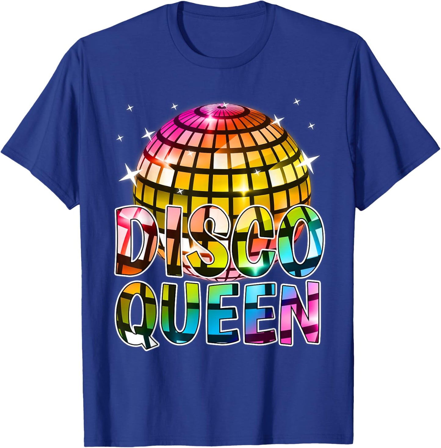 Disco Queen Reunion Best Friend Party Birthday Queen Squad T-Shirt - T-Shirt | Royal