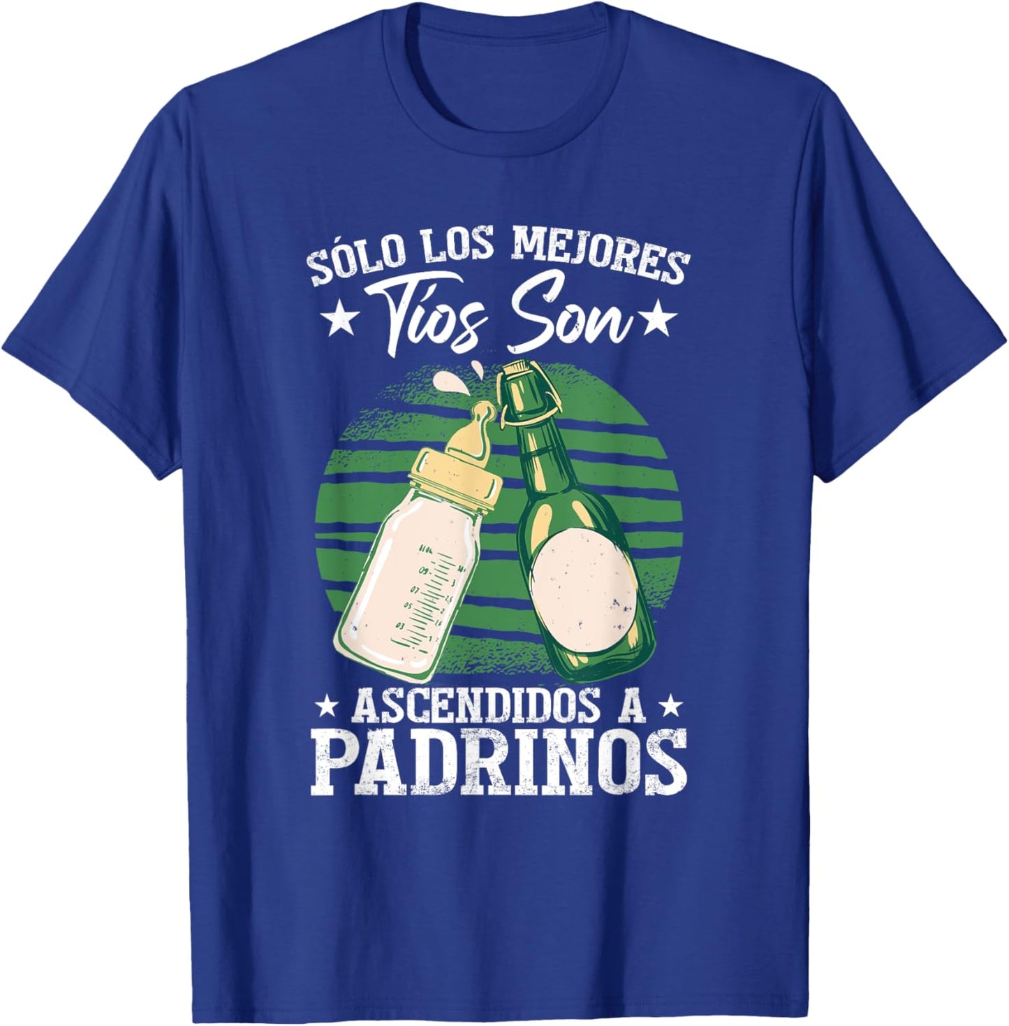Sólo Los Mejores Tíos Son Ascendidos A Padrinos T-Shirt - T-Shirt | Royal