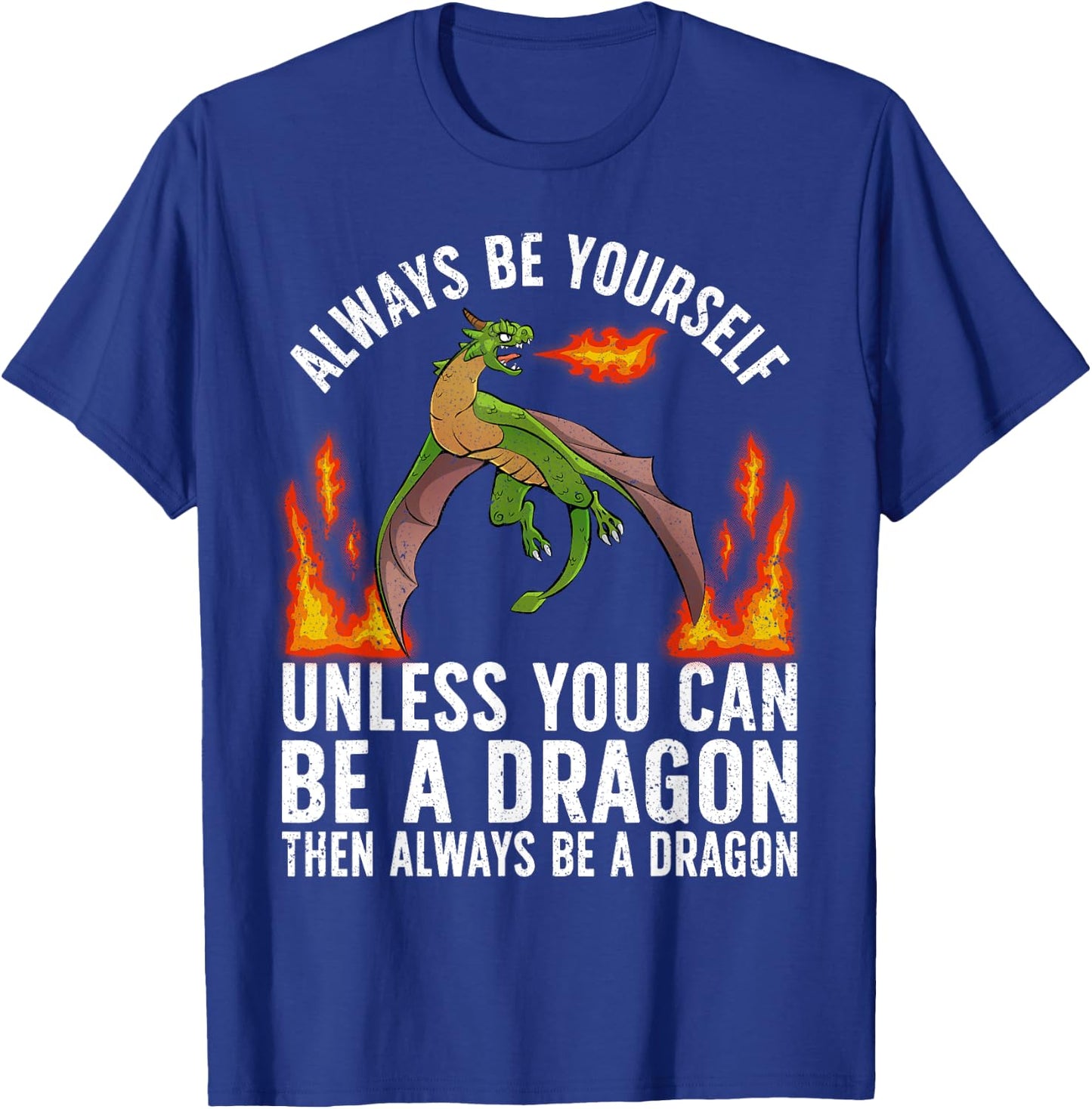 Funny Dragon Design Women Kids Fantasy Dragon Lover T-Shirt - T-Shirt | Royal