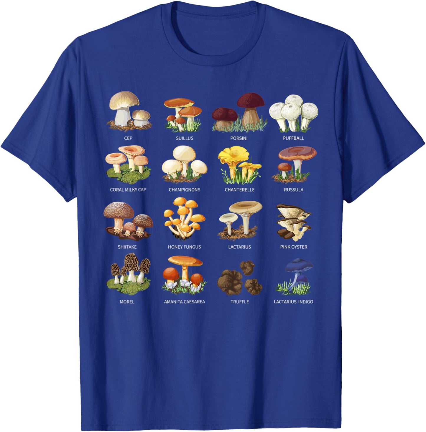 Funny Mushroom Mycology Fungi Foraging Mushroom Whisperer T-Shirt - T-Shirt | Royal