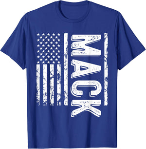 Mack Last Name Funny Surname Team Mack Family T-Shirt - T-Shirt | Royal