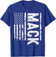 Mack Last Name Funny Surname Team Mack Family T-Shirt - T-Shirt | Royal