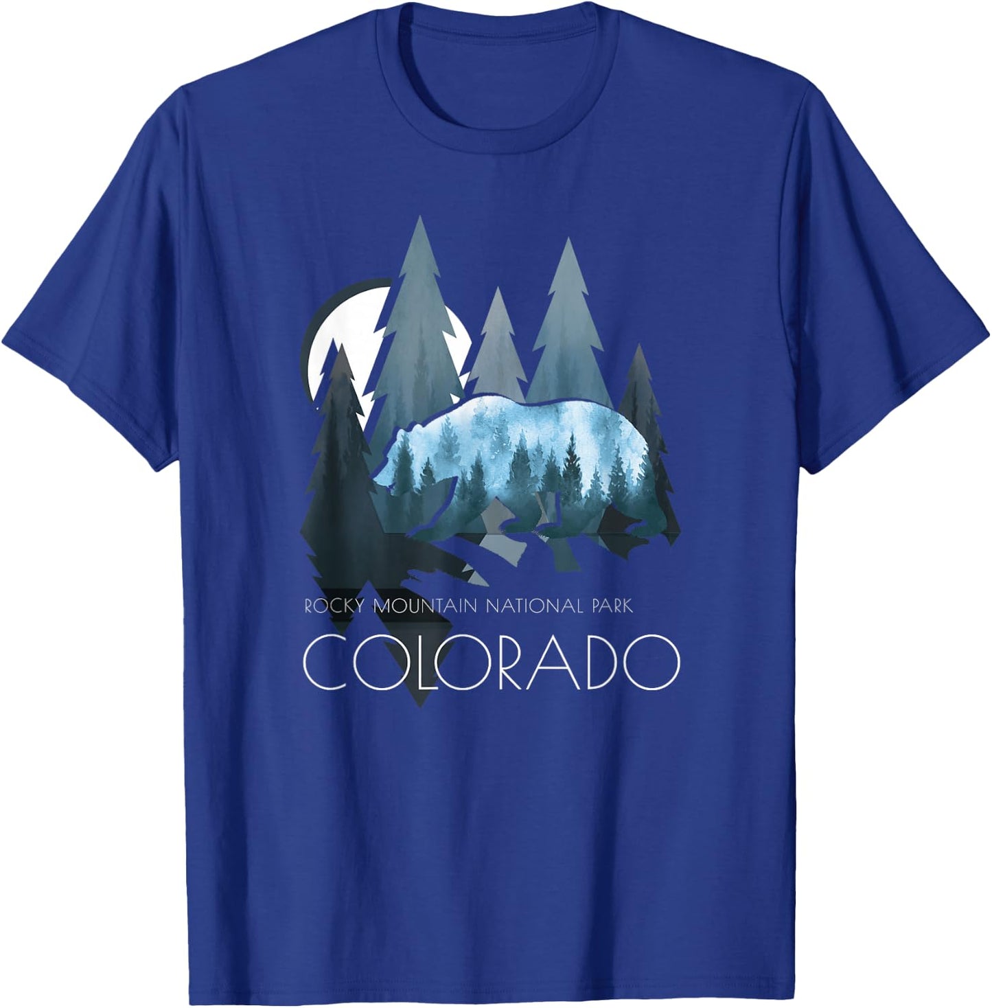 Colorado - Rocky Mountain National Park - Colorado T-Shirt - T-Shirt | Royal
