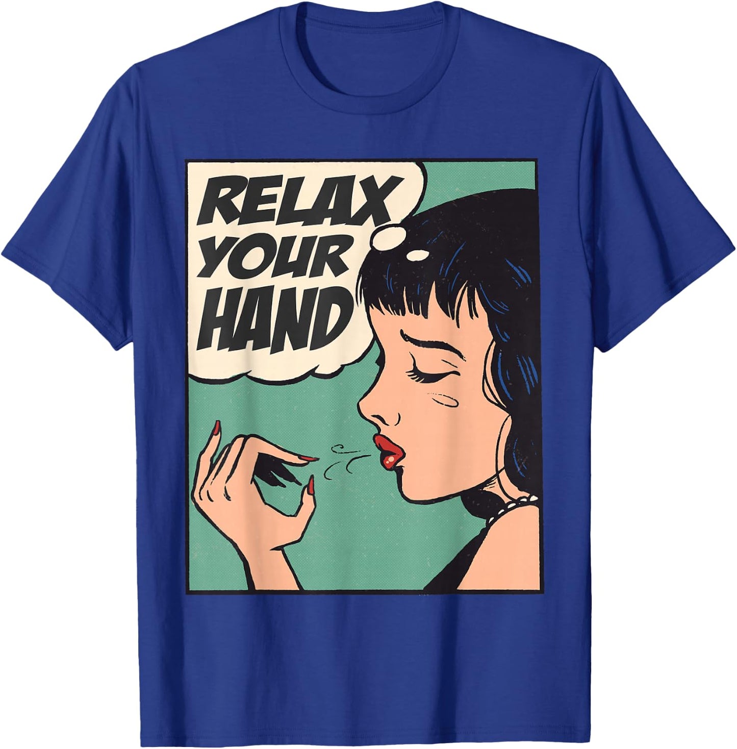 Relax your Hand Nail Tech T-Shirt - T-Shirt | Royal