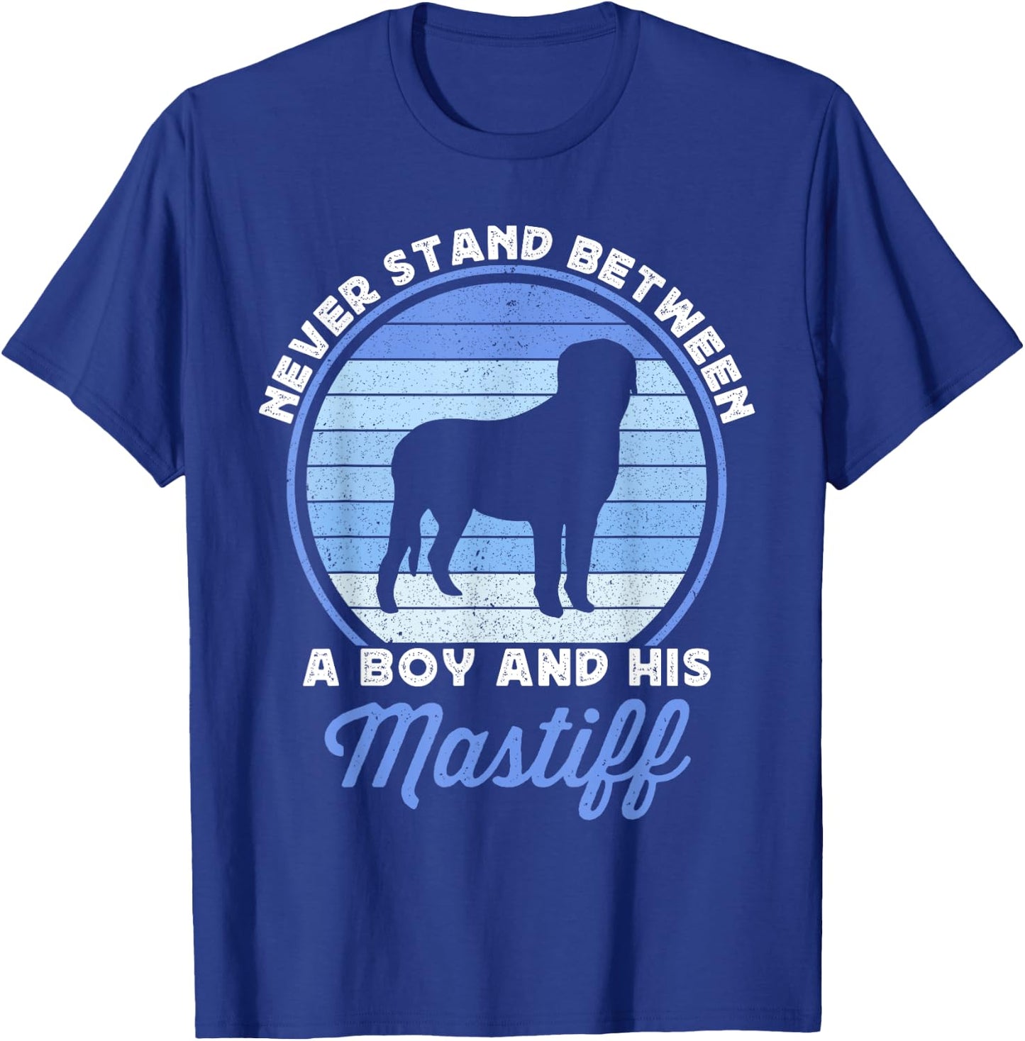 Boys English Mastiff For Kids Boy Mastiffs Dog Lover Funny T-Shirt - T-Shirt | Royal