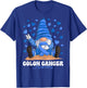 Colon Cancer Awareness Month Blue Ribbon Gnome T-Shirt - T-Shirt | Royal