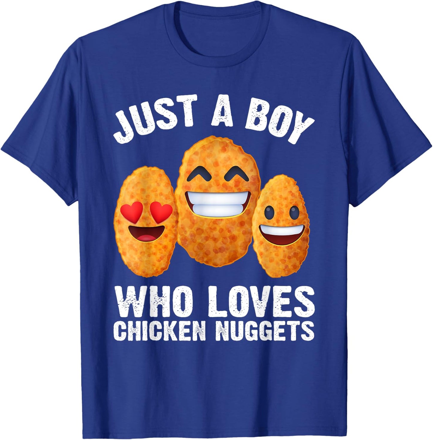 Funny Chicken Nugget Boys Kids Chicken Nugget Lovers T-Shirt - T-Shirt | Royal