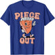 Piece Out Pumpkin Pie Retro Thanksgiving Fall Vibes Groovy T-Shirt - T-Shirt | Royal