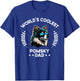 The Woof Wardrobe World's Coolest Dog Dad Papa - Men Pomsky T-Shirt - T-Shirt | Royal