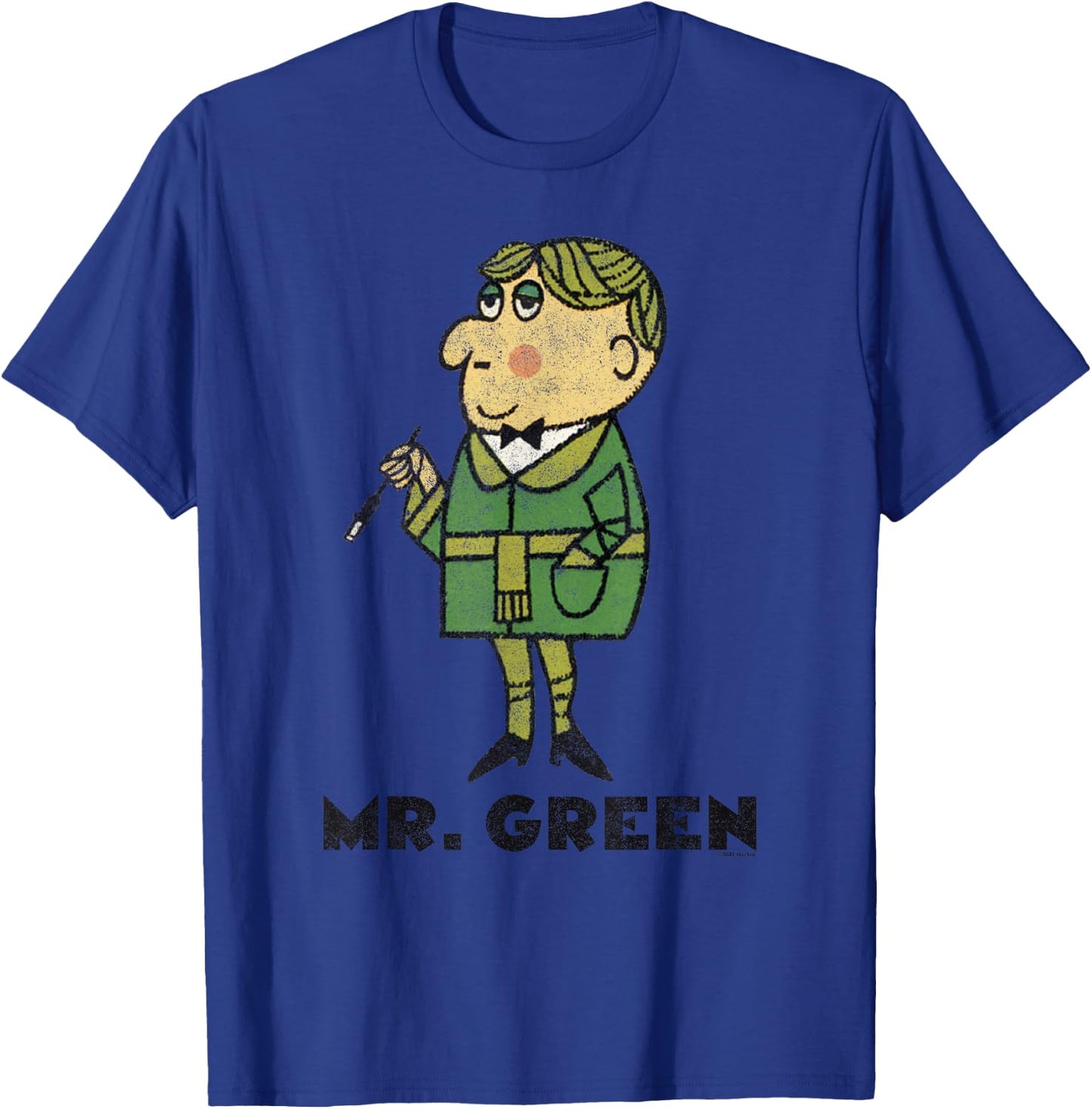 Clue Retro Mr. Green Portrait T-Shirt - T-Shirt | Royal