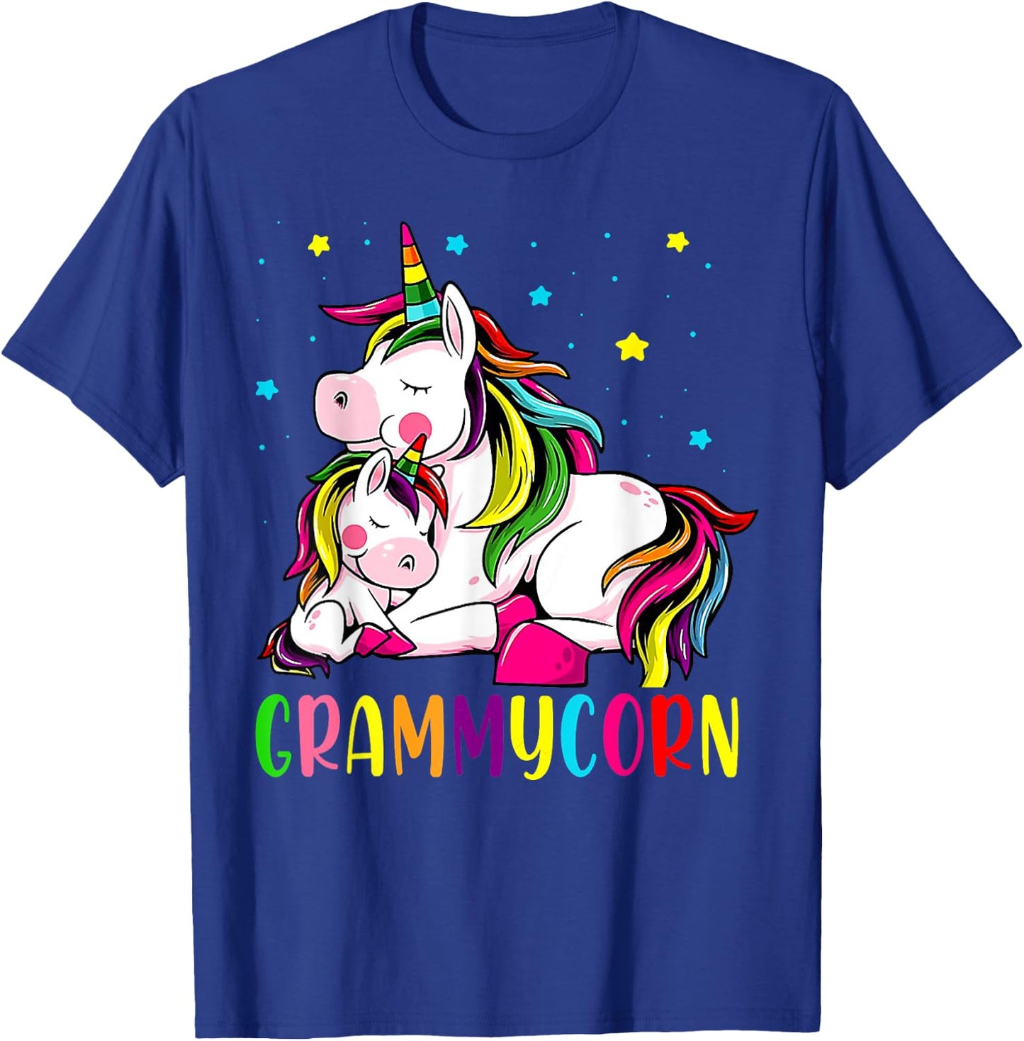 Funny Grammycorn Unicorn Costume Grammy Mom Mother's Day T-Shirt - T-Shirt | Royal