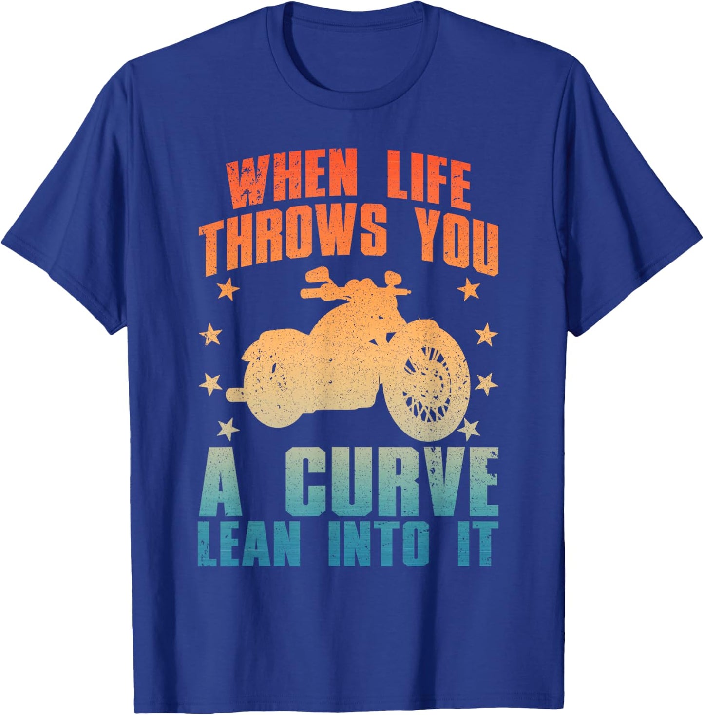 Funny Motorcycle Racer Design Women Motorcycle Lover T-Shirt - T-Shirt | Royal