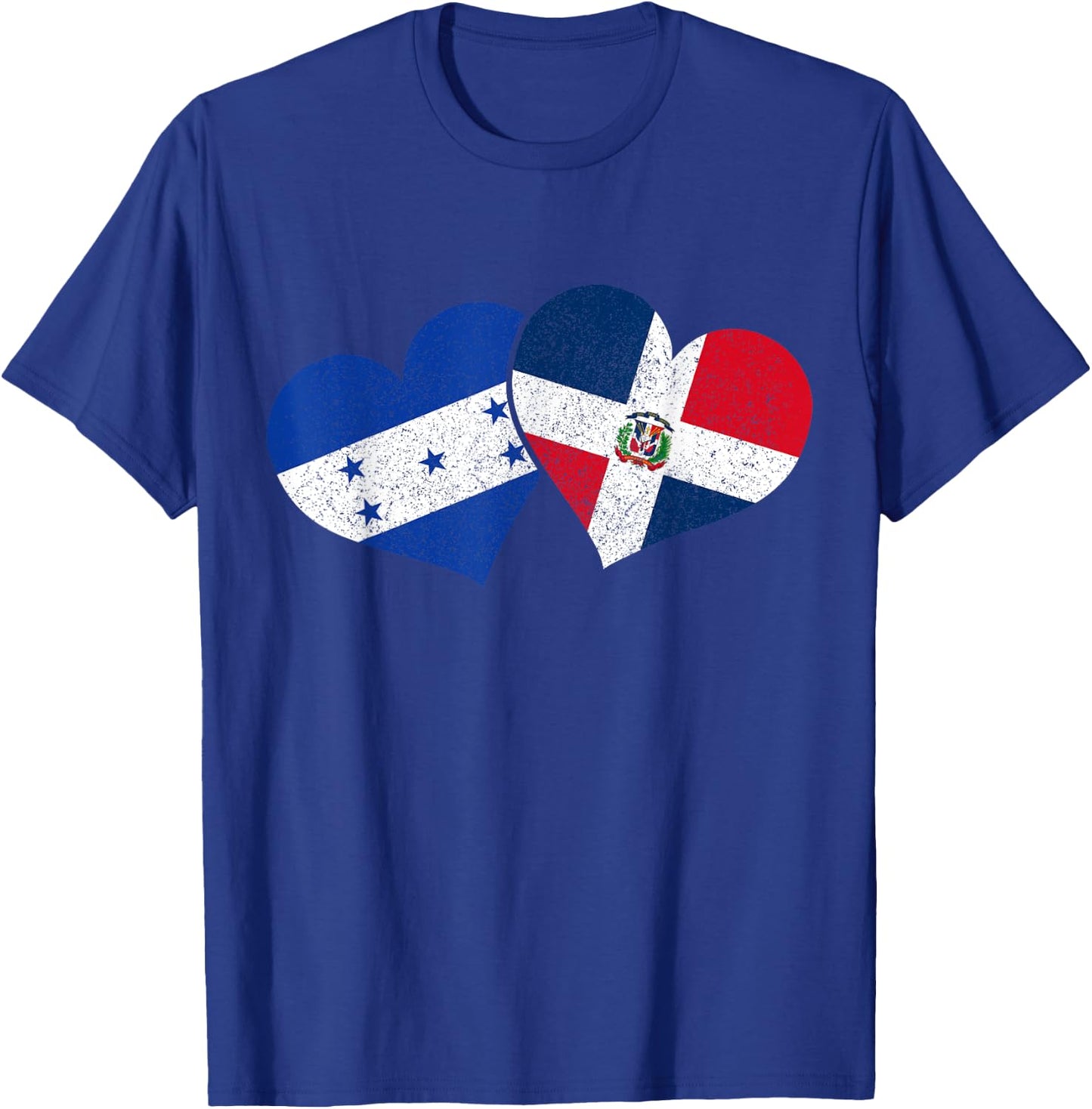 Honduras Dominican Republic Honduran Flag Pride Heritage T-Shirt - T-Shirt | Royal