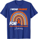 Complex Regional Pain Syndrome Awareness Month Orange Ribbon T-Shirt - T-Shirt | Royal