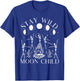 Stay Wild Moon Child Funny Skeleton Dancing Halloween T-Shirt - T-Shirt | Royal