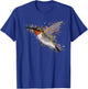 Ruby Throated Hummingbird Bird Birder Birdlover Birdwatcher T-Shirt - T-Shirt | Royal