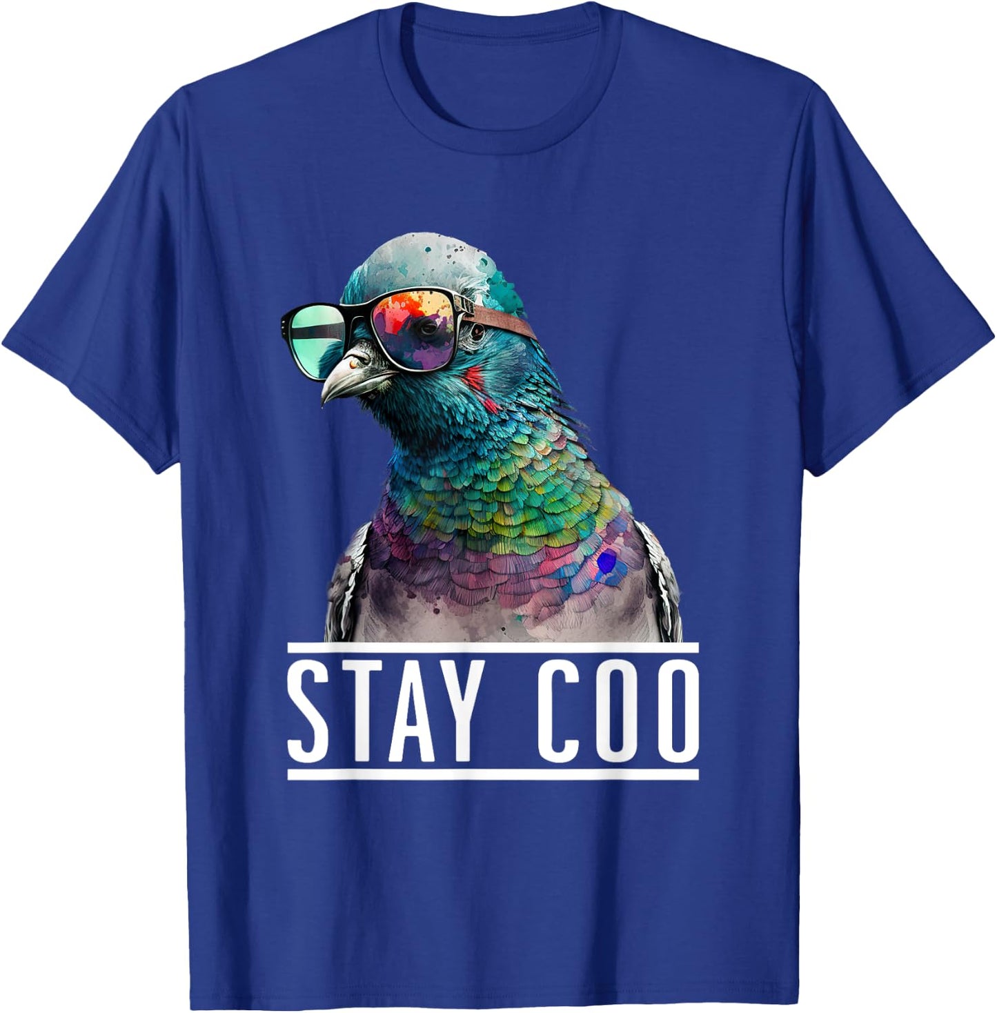 Stay Coo - Pigeon Lover, Animal Lover, Birds Owner T-Shirt - T-Shirt | Royal