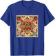 Palestinian Tatreez Pattern Arabic T-Shirt - T-Shirt | Royal