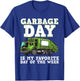 Funny Garbage Truck For Kids Boys Toddlers Waste Garbage Day T-Shirt - T-Shirt | Royal