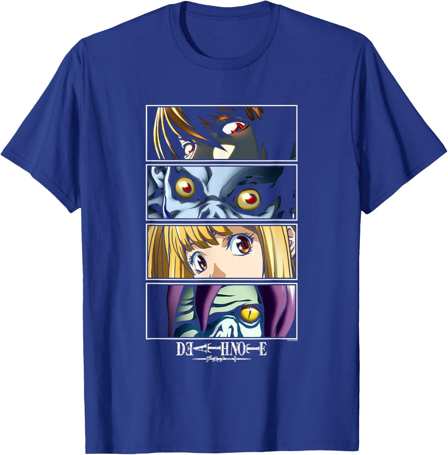 Death Note Close Up Character Eyes Anime T-Shirt - T-Shirt | Royal