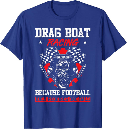 Drag Boat Racing For Drag Boat Racer Drag Boat Driver T-Shirt - T-Shirt | Royal