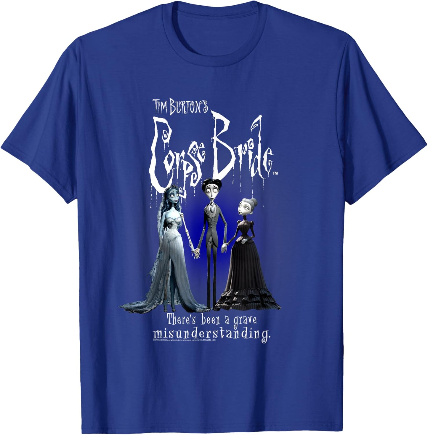 Corpse Bride Emily Victor Victoria Portrait Movie T-Shirt - T-Shirt | Royal