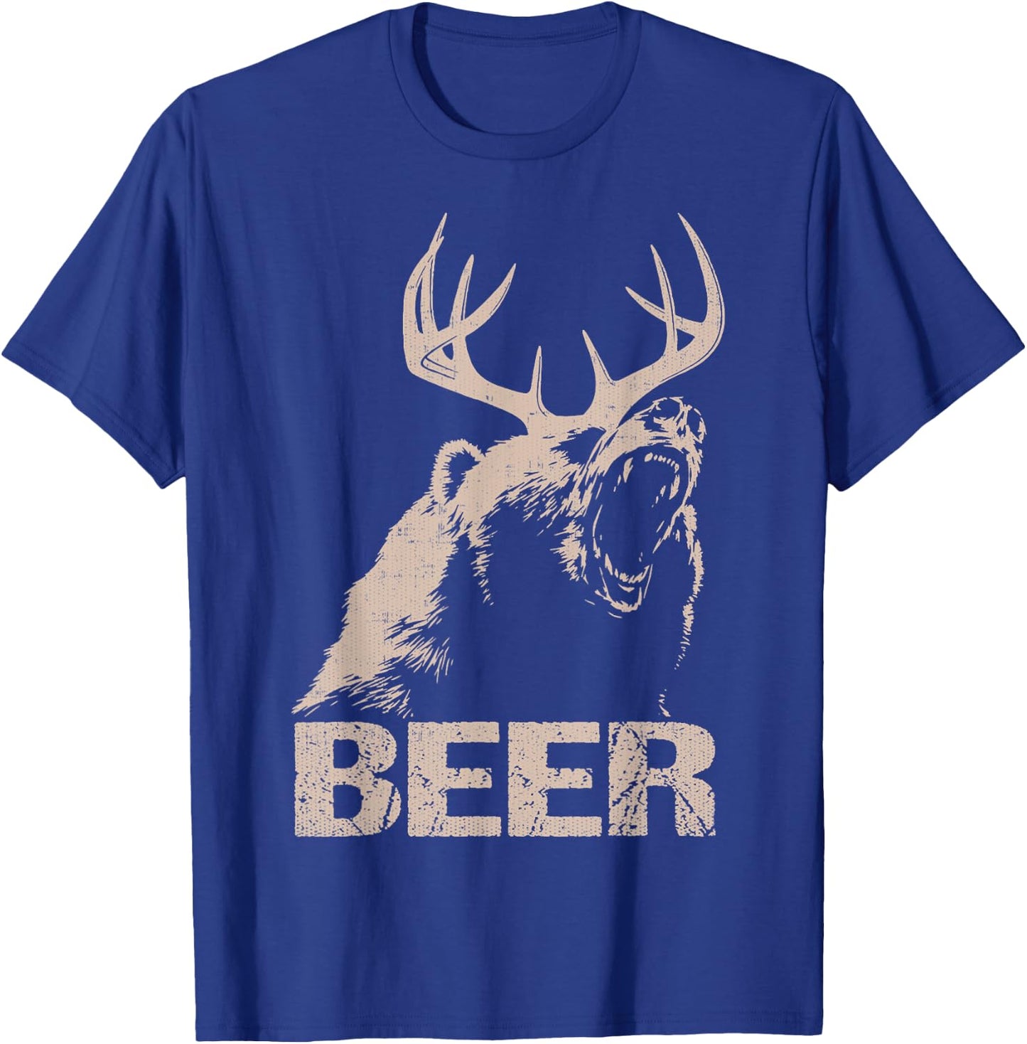 Beers Deer Bears T-Shirt - T-Shirt | Royal