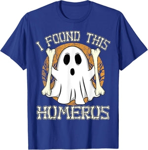 I Found This Humerus Funny Halloween Ghost Orthopaedic Nurse T-Shirt - T-Shirt | Royal