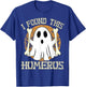 I Found This Humerus Funny Halloween Ghost Orthopaedic Nurse T-Shirt - T-Shirt | Royal